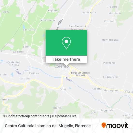 Centro Culturale Islamico del Mugello map