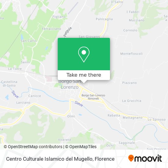 Centro Culturale Islamico del Mugello map