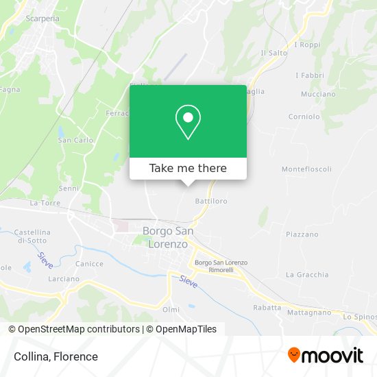 Collina map