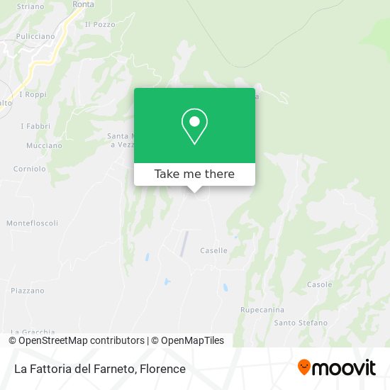 La Fattoria del Farneto map