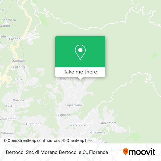 Bertocci Snc di Moreno Bertocci e C. map