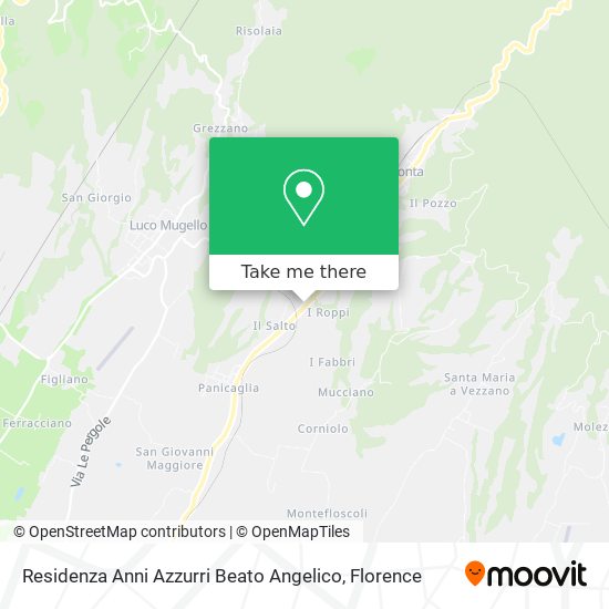 Residenza Anni Azzurri Beato Angelico map
