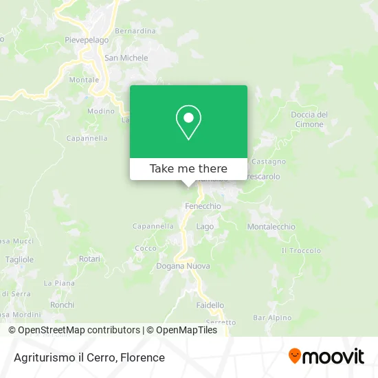 Agriturismo il Cerro map