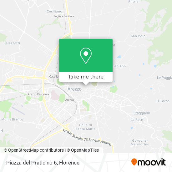 Piazza del Praticino  6 map