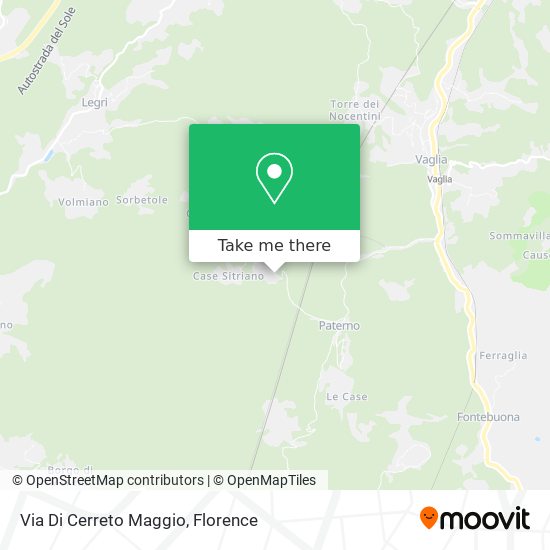 Via Di Cerreto Maggio map