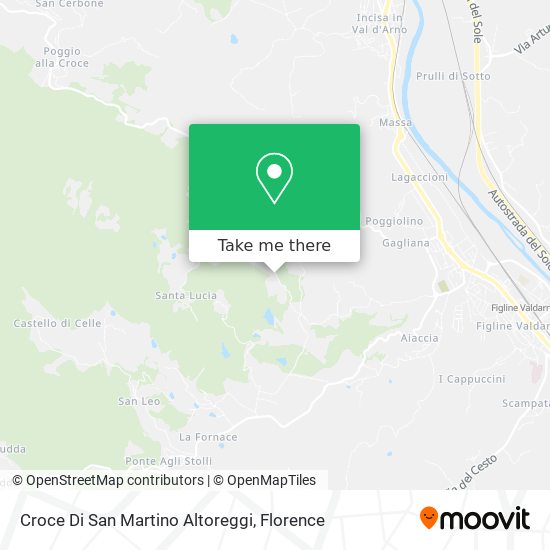 Croce Di San Martino Altoreggi map