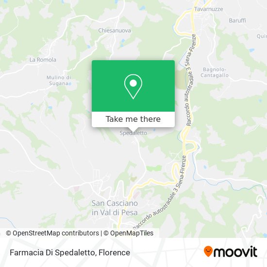 Farmacia Di Spedaletto map
