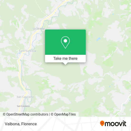 Valbona map