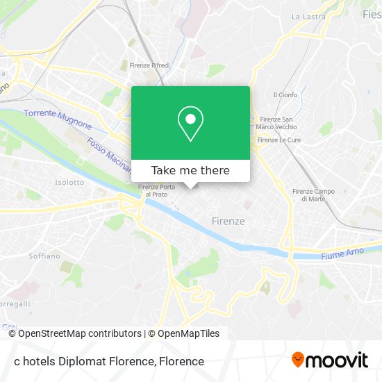 c hotels Diplomat Florence map