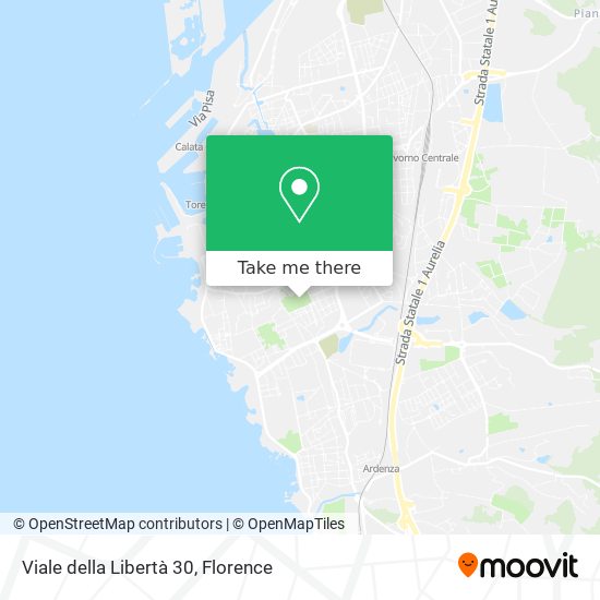 Viale della Libertà  30 map