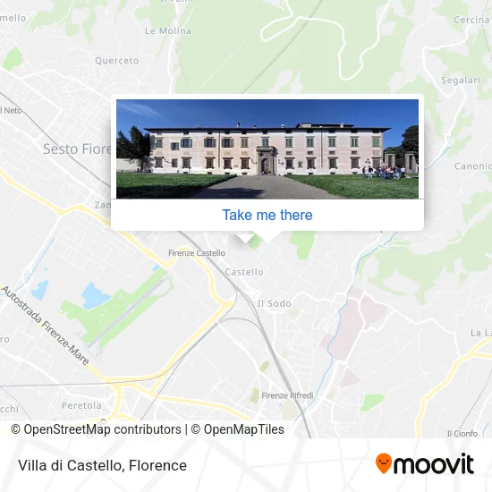 Villa di Castello map