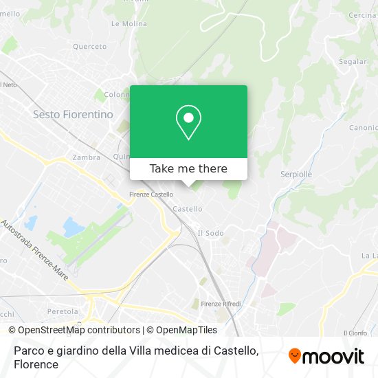 Parco e giardino della Villa medicea di Castello map
