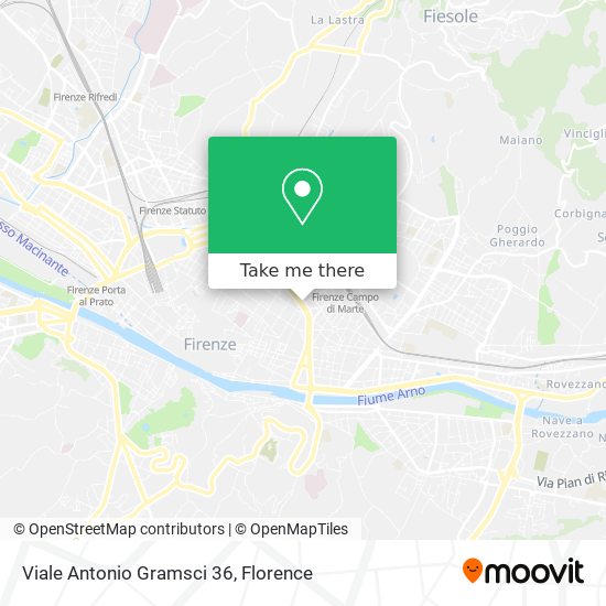 Viale Antonio Gramsci 36 map