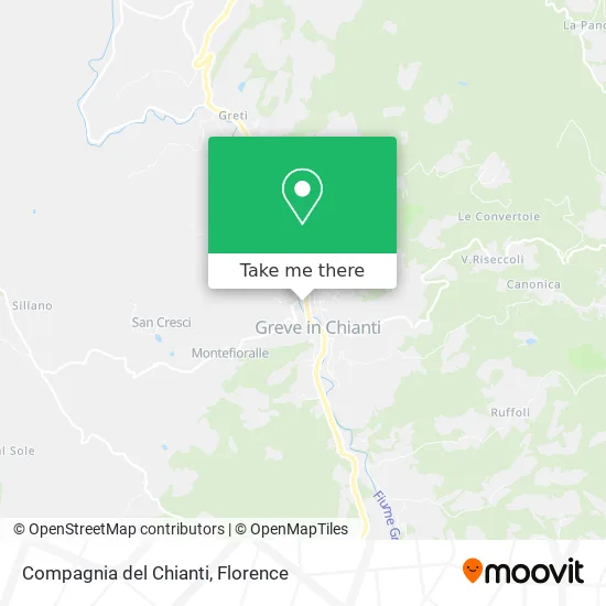 Compagnia del Chianti map