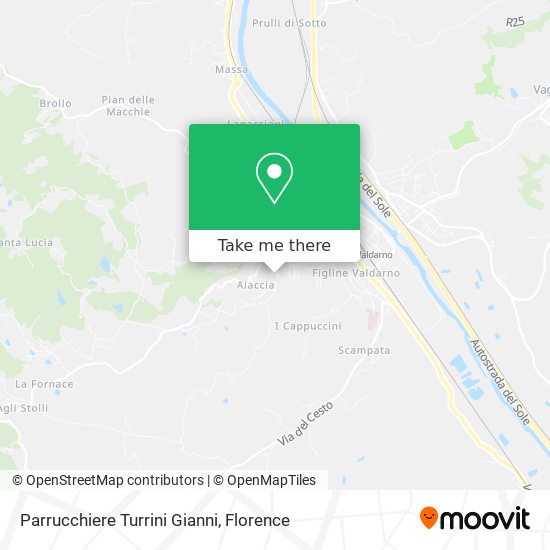 Parrucchiere Turrini Gianni map