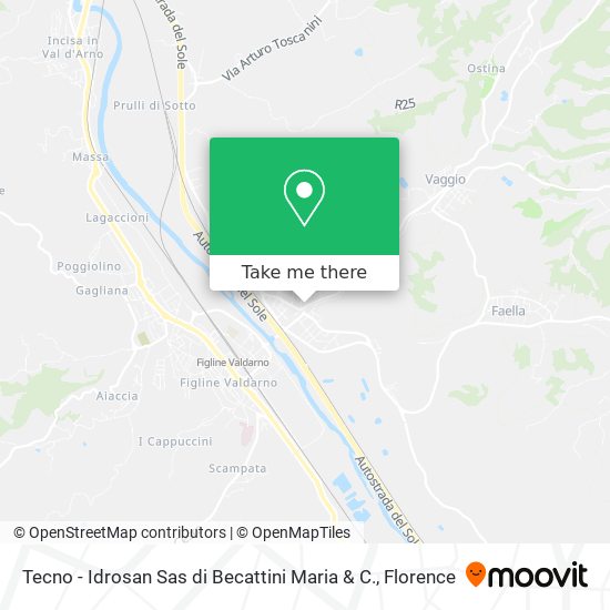 Tecno - Idrosan Sas di Becattini Maria & C. map