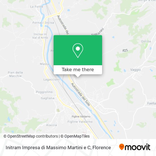 Initram Impresa di Massimo Martini e C map