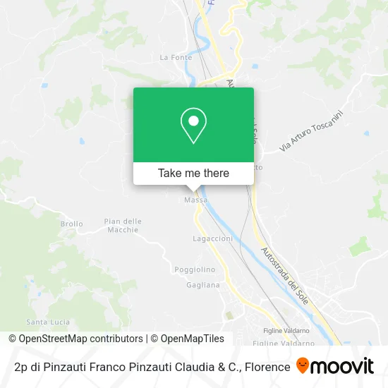 2p di Pinzauti Franco Pinzauti Claudia & C. map
