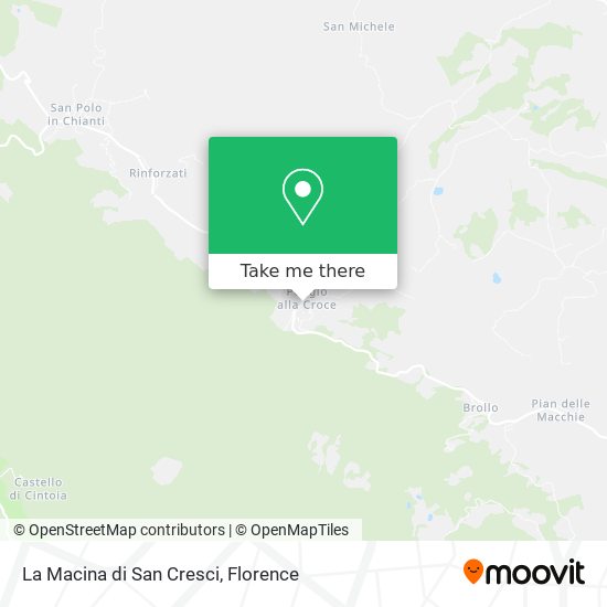 La Macina di San Cresci map