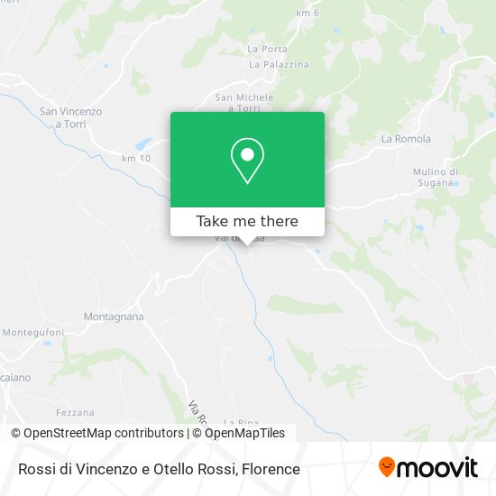 Rossi di Vincenzo e Otello Rossi map