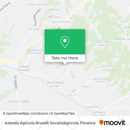 Azienda Agricola Brunelli Societa'Agricola map