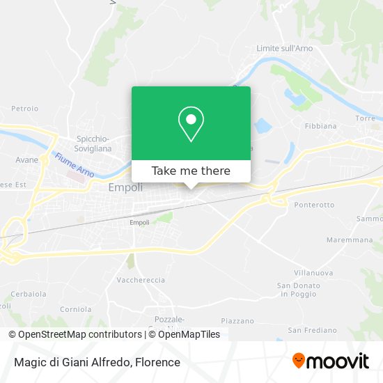 Magic di Giani Alfredo map