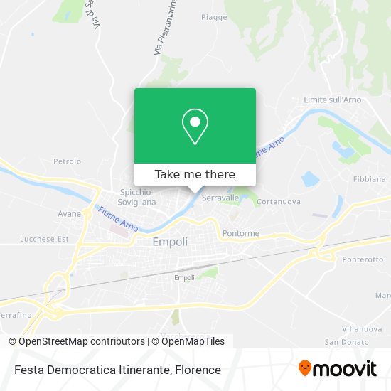 Festa Democratica Itinerante map