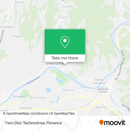 Twin Disc Technodrive map