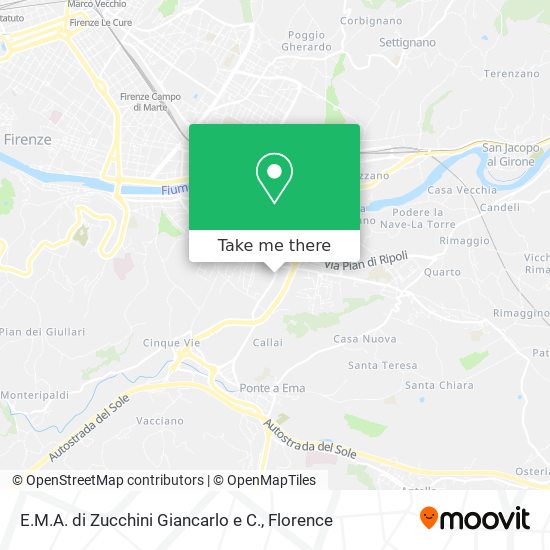 E.M.A. di Zucchini Giancarlo e C. map