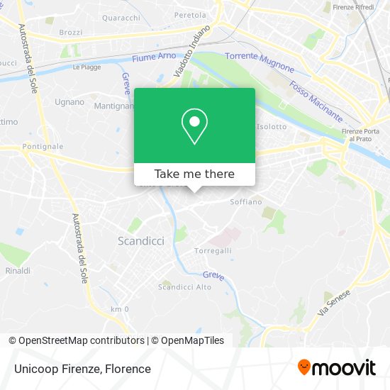 Unicoop Firenze map