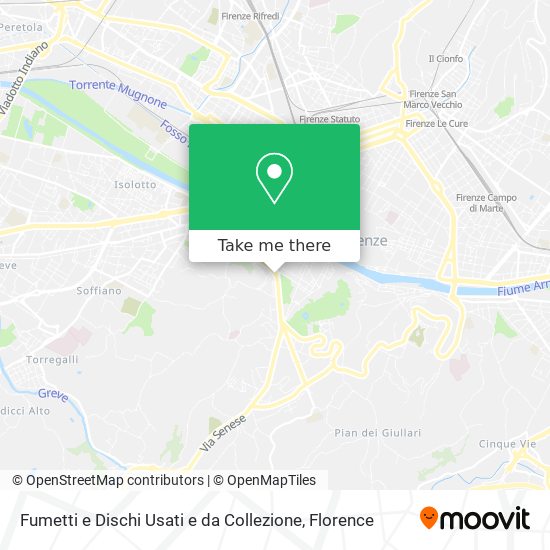 Fumetti e Dischi Usati e da Collezione map