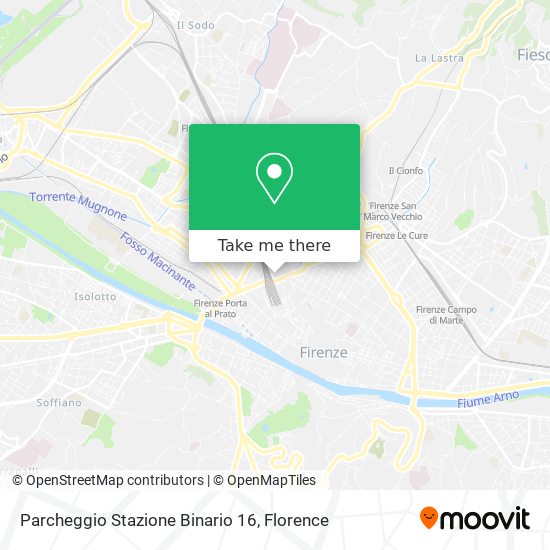 Parcheggio Stazione Binario 16 map