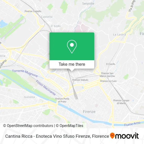 Cantina Ricca - Enoteca Vino Sfuso Firenze map