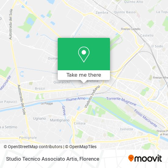Studio Tecnico Associato Artis map