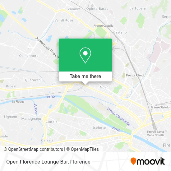 Open Florence Lounge Bar map