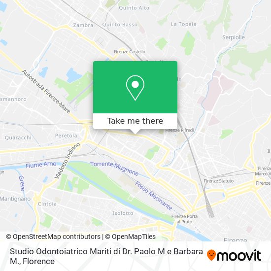 Studio Odontoiatrico Mariti di Dr. Paolo M e Barbara M. map