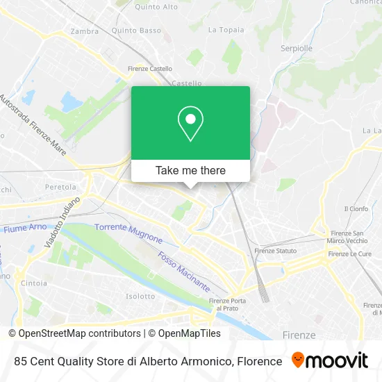 85 Cent Quality Store di Alberto Armonico map