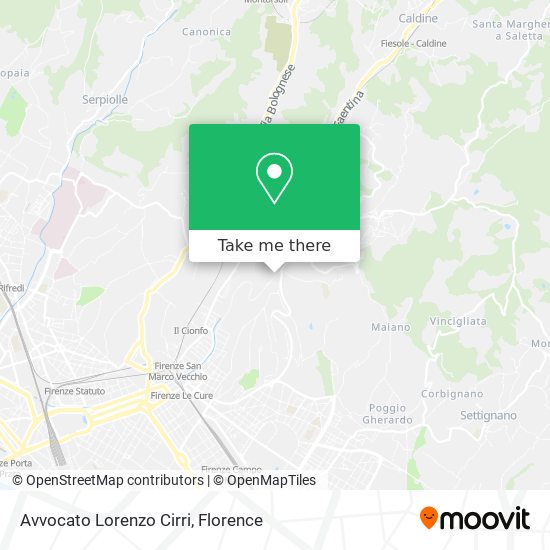 Avvocato Lorenzo Cirri map