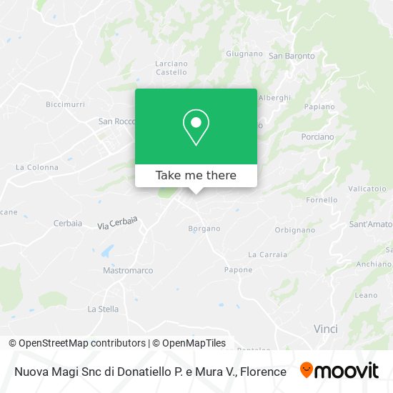 Nuova Magi Snc di Donatiello P. e Mura V. map