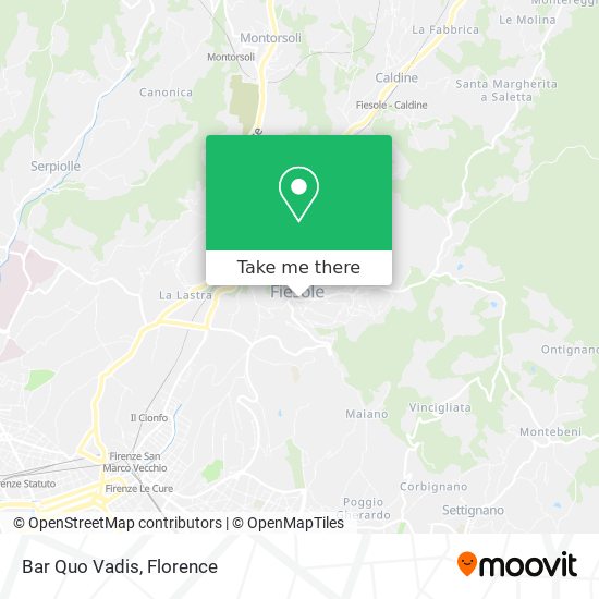 Bar Quo Vadis map