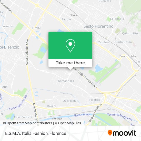 E.S.M.A. Italia Fashion map