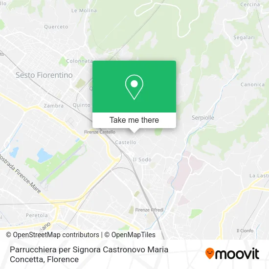 Parrucchiera per Signora Castronovo Maria Concetta map