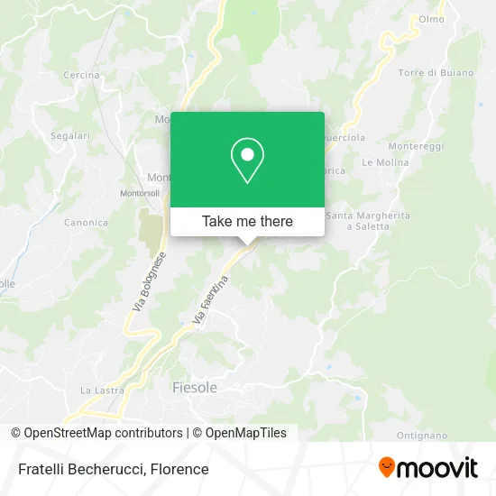 Fratelli Becherucci map