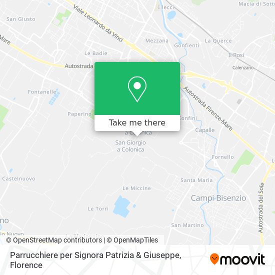 Parrucchiere per Signora Patrizia & Giuseppe map