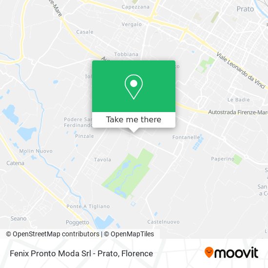 Fenix Pronto Moda Srl - Prato map