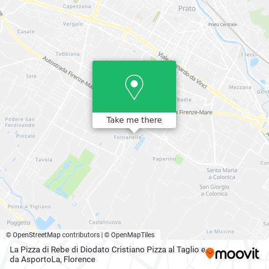 La Pizza di Rebe di Diodato Cristiano Pizza al Taglio e da AsportoLa map