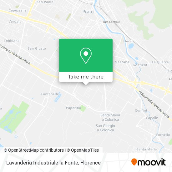 Lavanderia Industriale la Fonte map