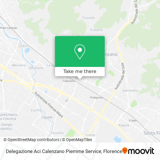 Delegazione Aci Calenzano Piemme Service map