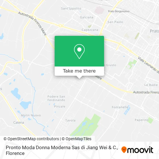 Pronto Moda Donna Moderna Sas di Jiang Wei & C. map