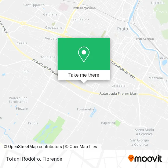 Tofani Rodolfo map